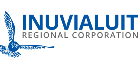 Logo of the Inuvialuit Regional Corporation featuring a bird in flight
