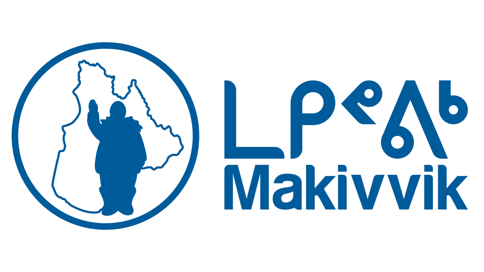 Makivvik Corporation logo featuring a map of Quebec and a silhouette of an Inuit figure.