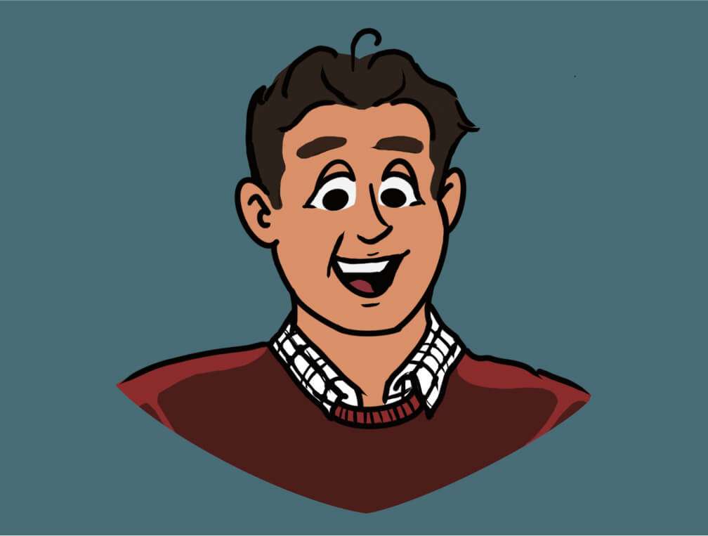 Illustrated Portrait of Author